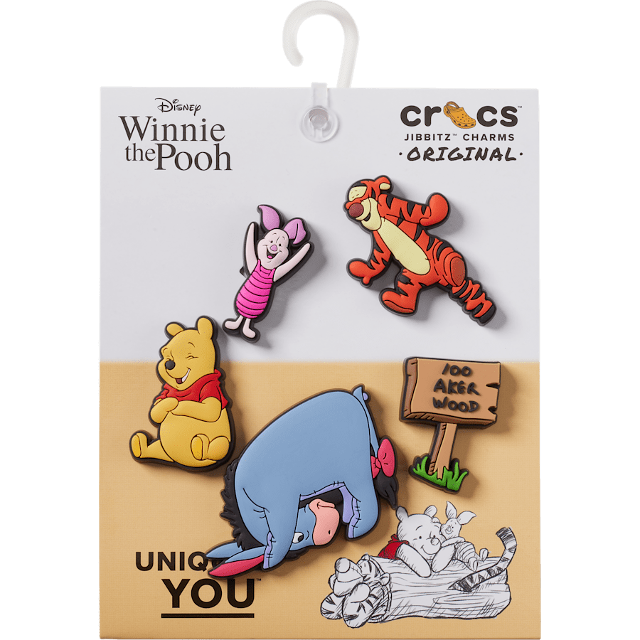 Crocs Sale Winnie The Pooh 5 Pack Jibbitz™ charms