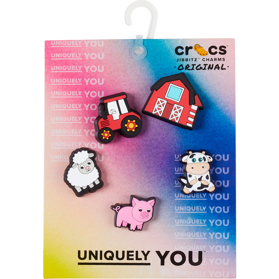 Crocs Deals Cutesey Farm Animal 5 Pack Jibbitz Shoe Charm