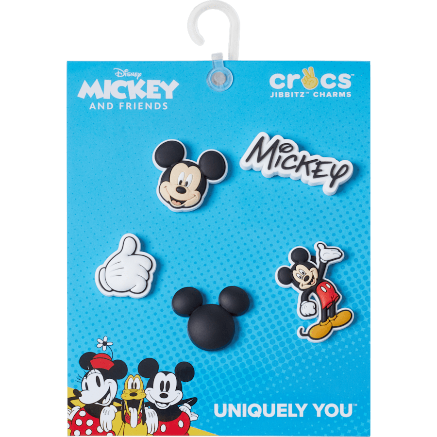 Crocs Exclusive Disney Mickey 5 Pack Jibbitz™ charms