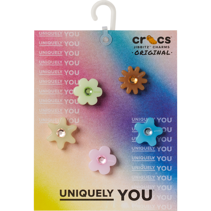 Crocs Signature Enlighten Flower 5 Pack Jibbitz™ charms
