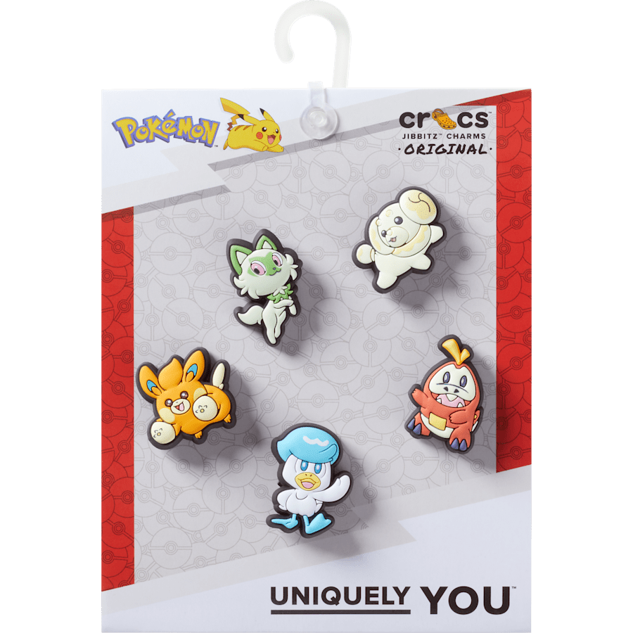 Crocs Value Pokemon Paldea 5 Pack Jibbitz™ charms
