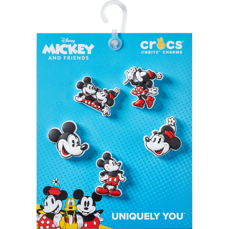 Crocs Everyday Mickey and Minnie PVC 5 Pack Jibbitz™ charms