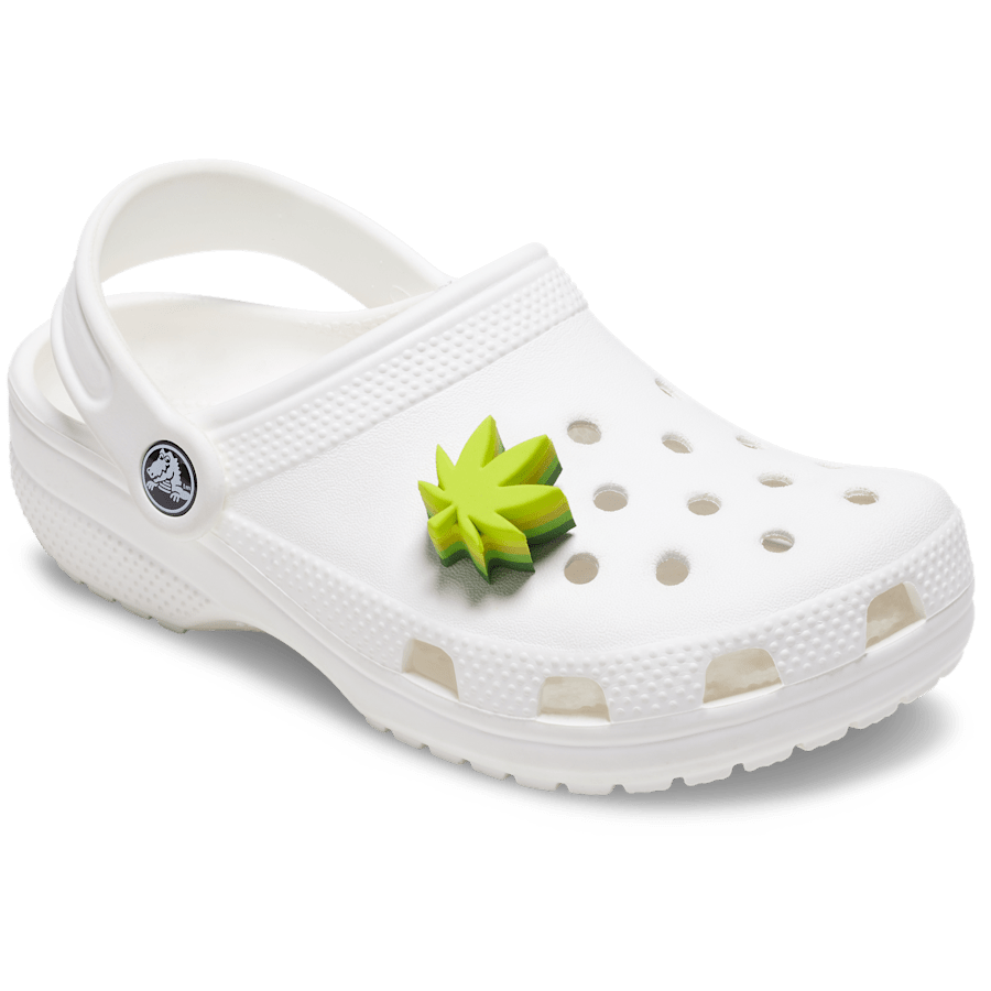 Crocs Top Pick Stacked Hemp Leaf Jibbitz™ charms