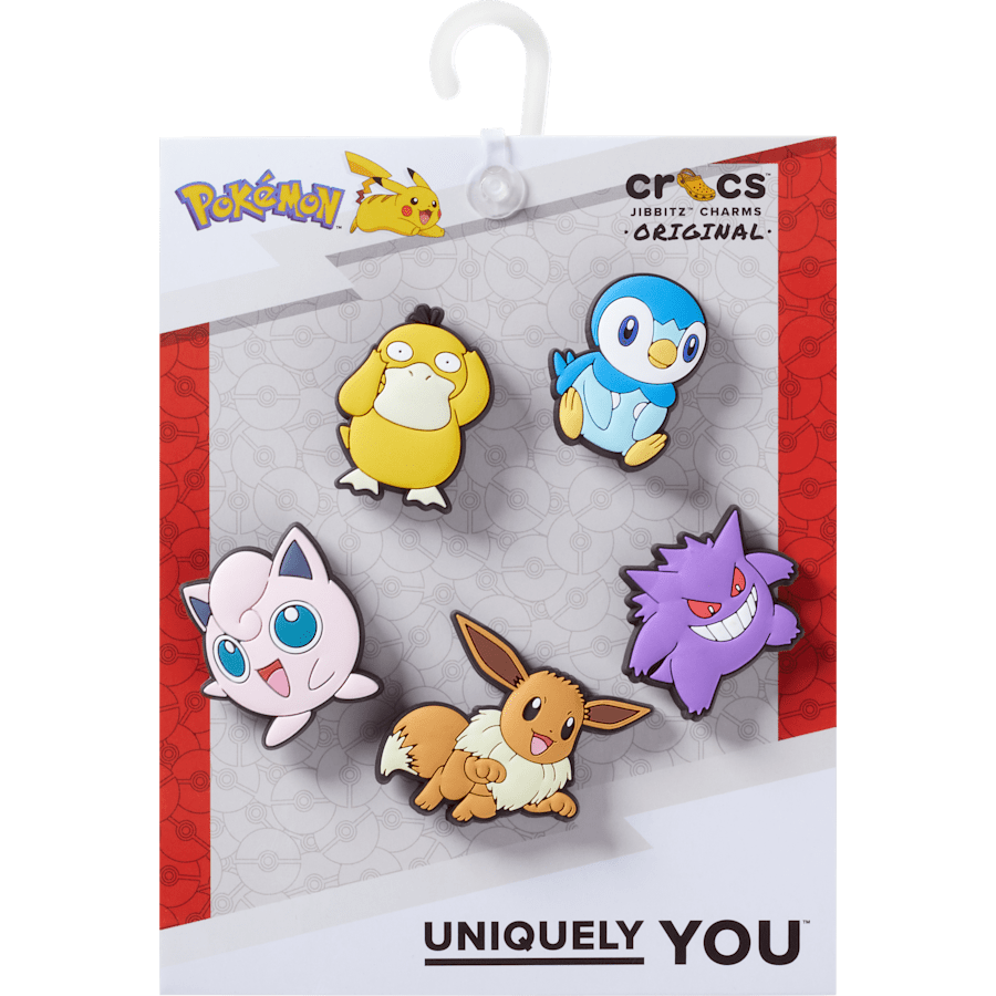 Crocs Recommended Pokemon Assrtd 5 Pck Jibbitz™ charms