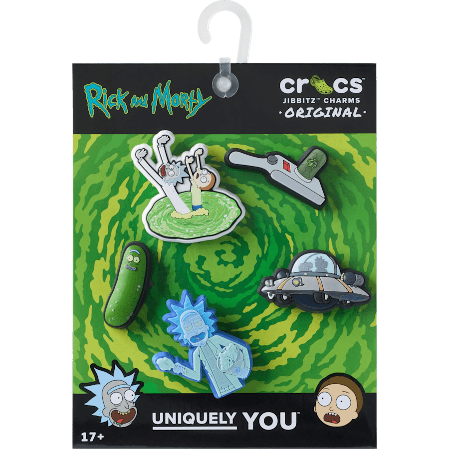 Crocs Hot Sale Rick and Morty 5 Pack Jibbitz™ charms