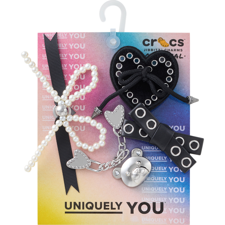 Crocs Value Indie Luxe Silver 5 Pack Jibbitz™ charms