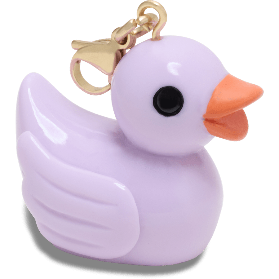 Crocs Deals Purple Rubber Duck Charm Jibbitz Shoe Charm