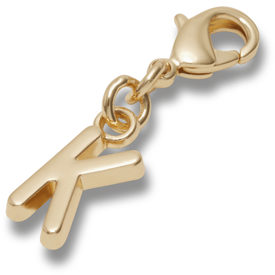 Crocs Sale Gold Letter K Charm Jibbitz™ charms