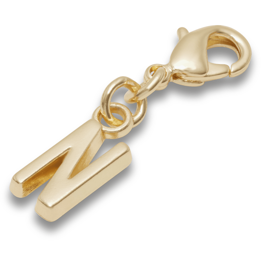 Crocs Trending Gold Letter N Charm Jibbitz™ charms