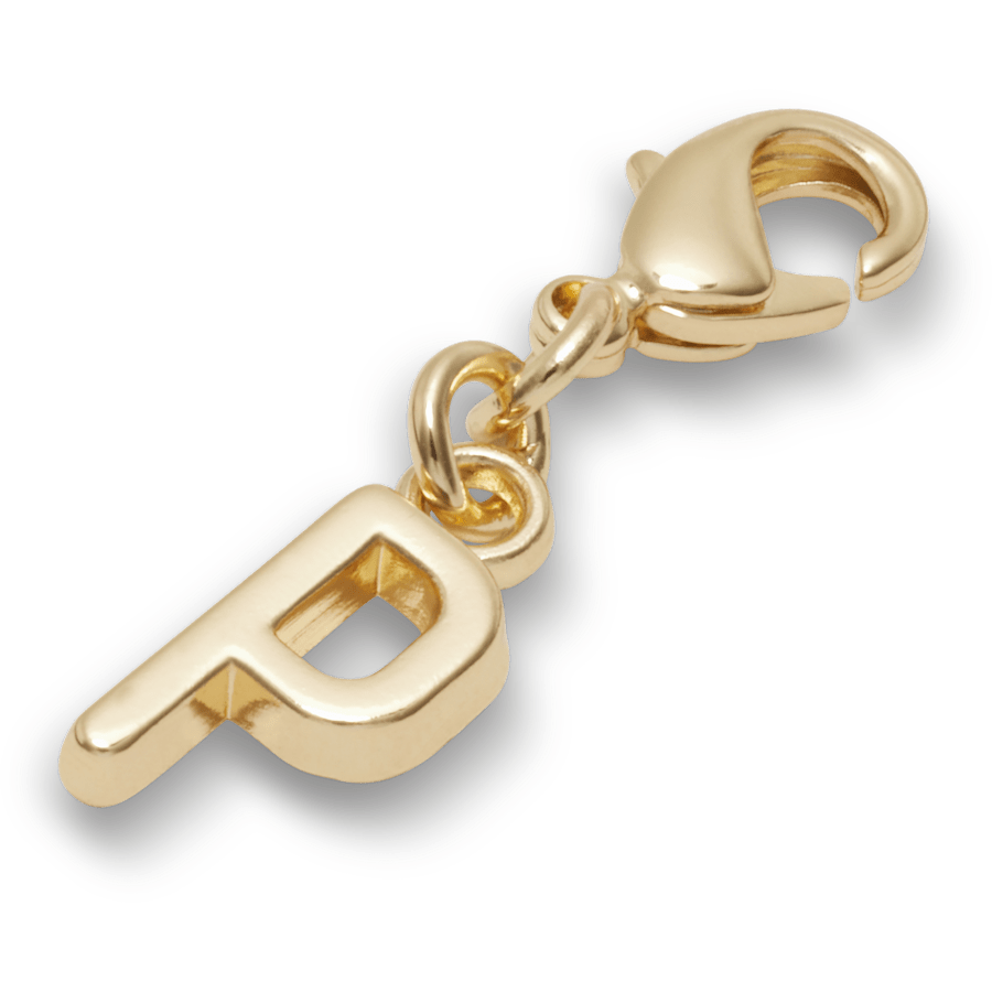 Crocs Premium Gold Letter P Charm Jibbitz™ charms