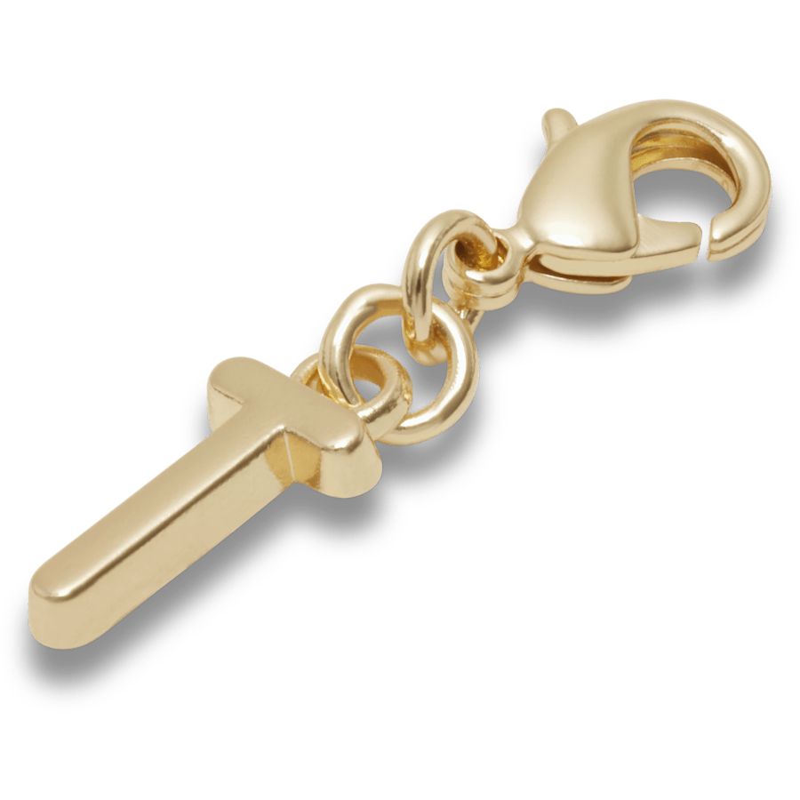 Crocs New Gold Letter T Charm Jibbitz™ charms