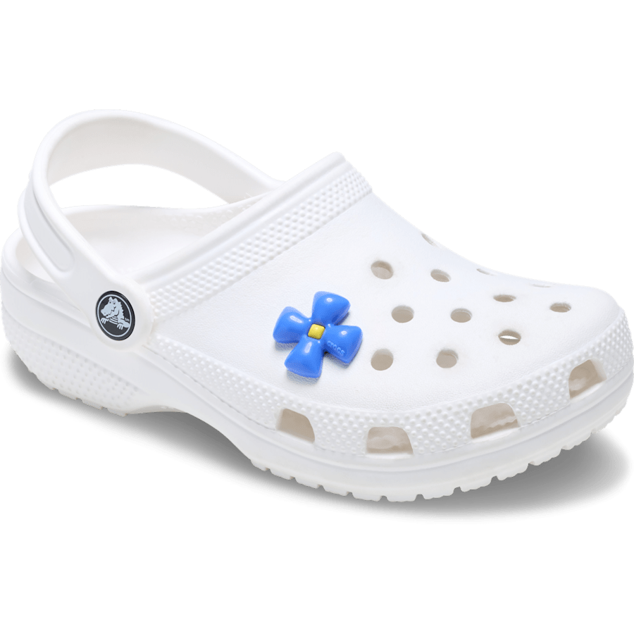 Crocs Best Seller Puffy Blue Flower Jibbitz™ charms