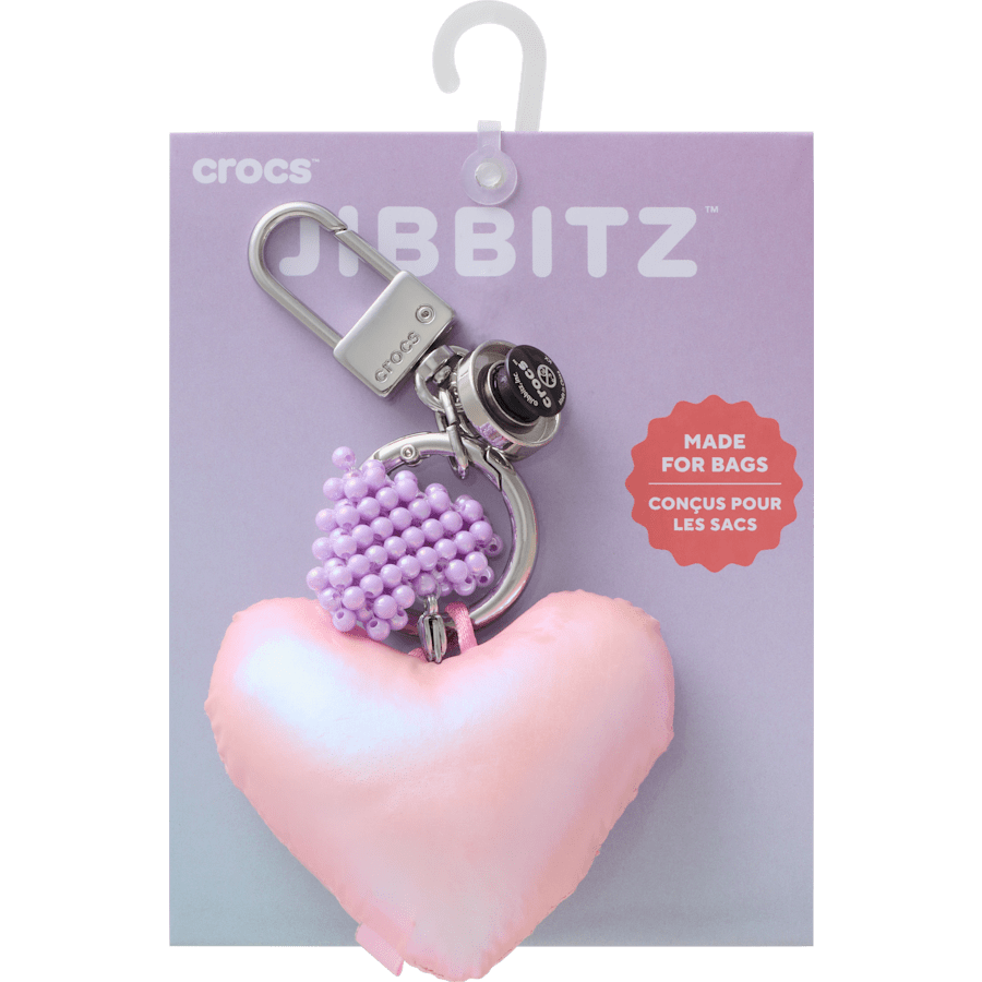 Crocs Best Seller Double Heart Bag Charm