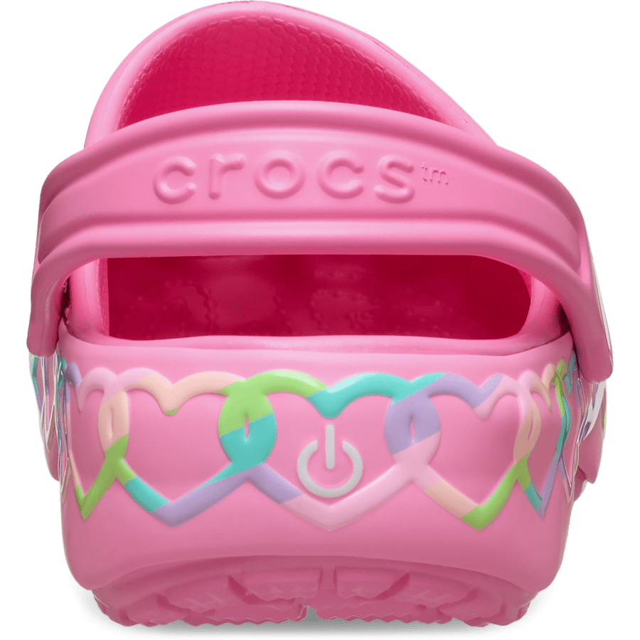 Crocs Sale Kids' Classic Heart Lights Clog