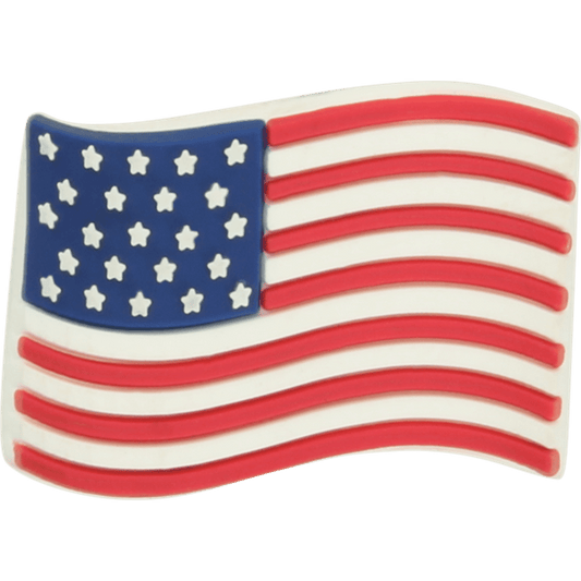 Crocs Exclusive American Flag Jibbitz Shoe Charm