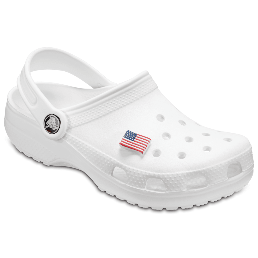 Crocs Exclusive American Flag Jibbitz Shoe Charm