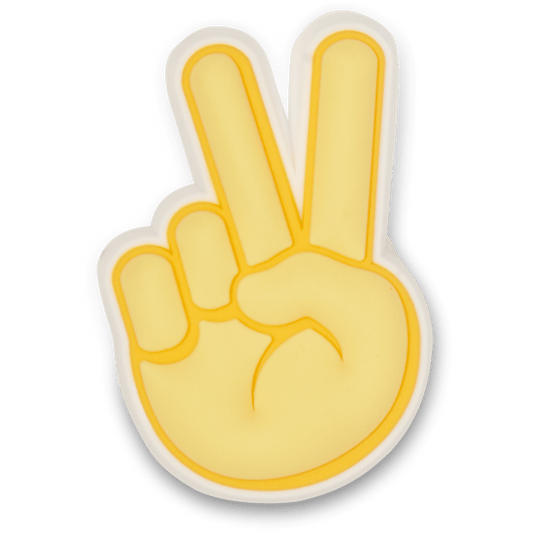 Crocs Featured Peace Hand Sign Jibbitz Shoe Charm