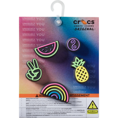 Crocs Hot Sale Lights Up Fun 5 Pack Jibbitz Shoe Charm