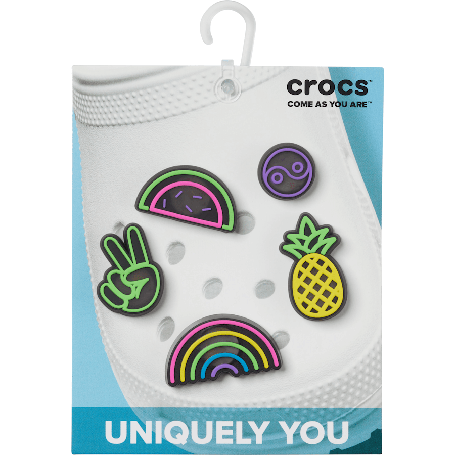Crocs Hot Sale Lights Up Fun 5 Pack Jibbitz Shoe Charm