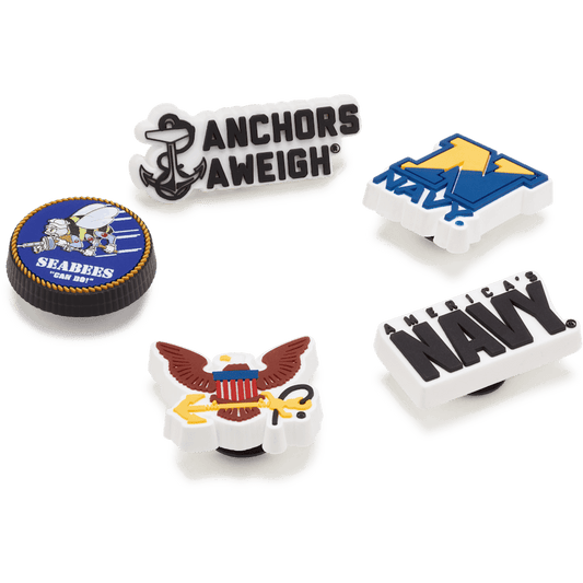 Crocs Premium Armed Forces US Navy 5Pck Jibbitz Shoe Charm
