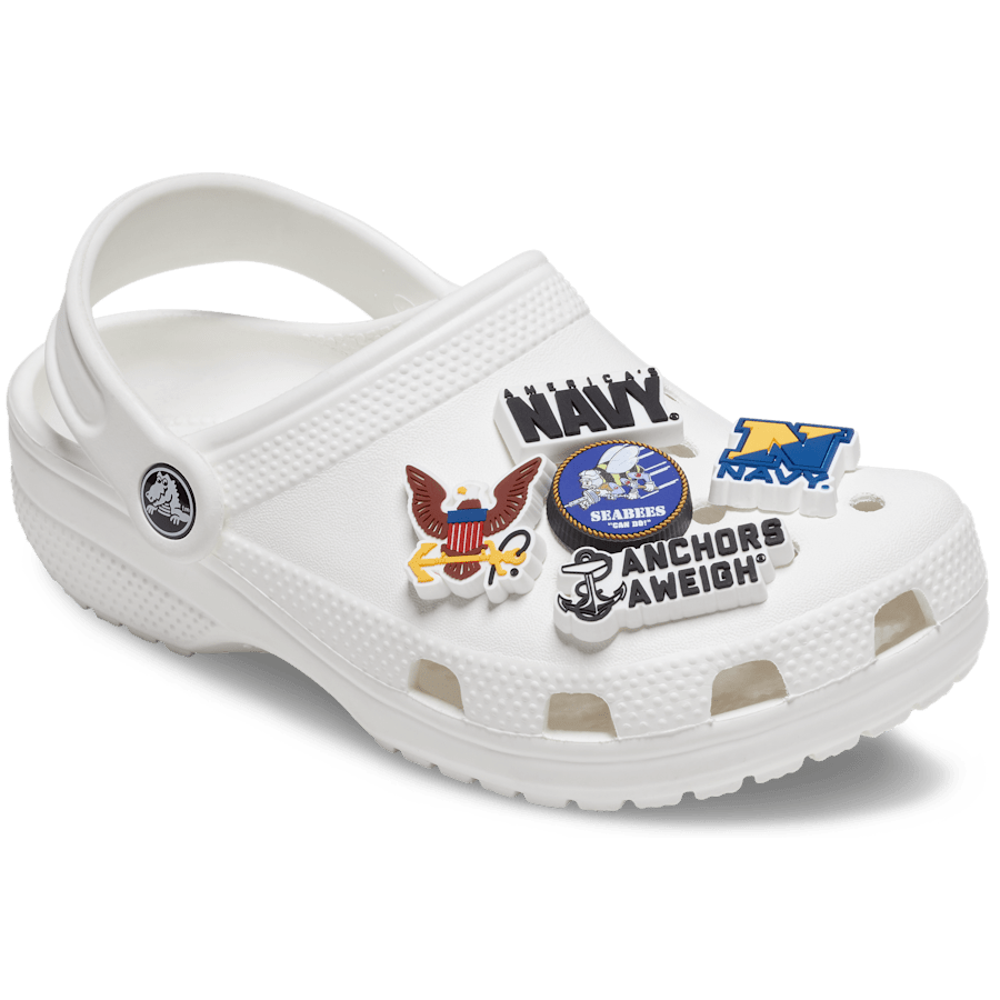 Crocs Premium Armed Forces US Navy 5Pck Jibbitz Shoe Charm