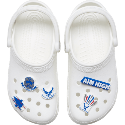 Crocs Customer Favorite Armed Forces US Air Force 5Pck Jibbitz Shoe Charm