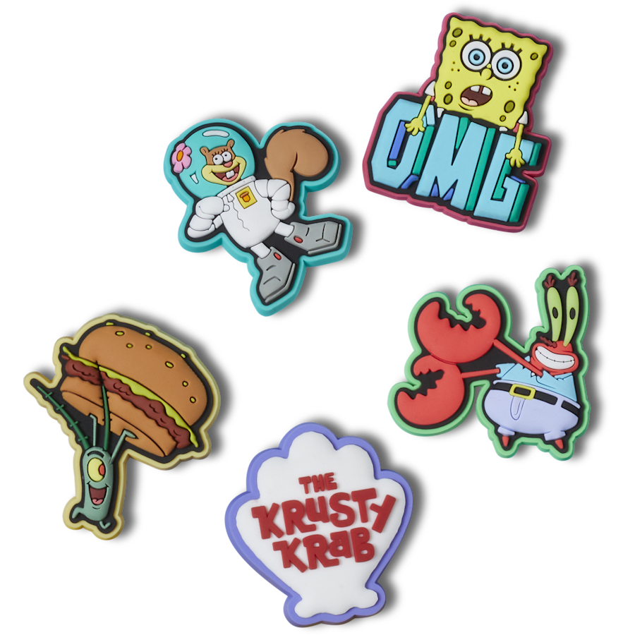 Crocs Trusted SpongeBob 5 Pack Jibbitz™ charms