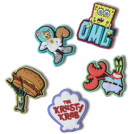 Crocs Trusted SpongeBob 5 Pack Jibbitz™ charms