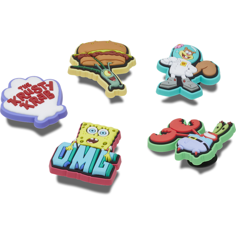 Crocs Trusted SpongeBob 5 Pack Jibbitz™ charms