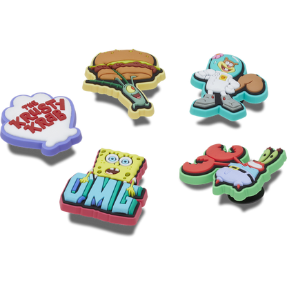 Crocs Trusted SpongeBob 5 Pack Jibbitz™ charms