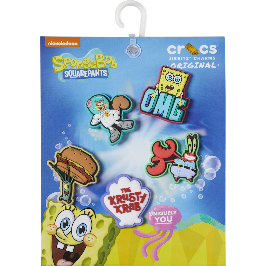 Crocs Trusted SpongeBob 5 Pack Jibbitz™ charms