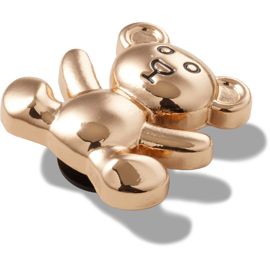 Crocs Discount Gold Teddy Bear Jibbitz Shoe Charm
