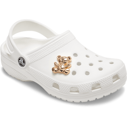 Crocs Discount Gold Teddy Bear Jibbitz Shoe Charm