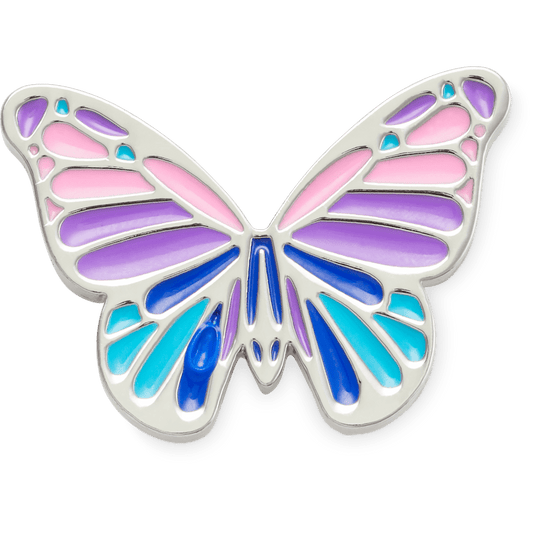 Crocs Customer Favorite Multi Purple Butterfly Jibbitz Shoe Charm