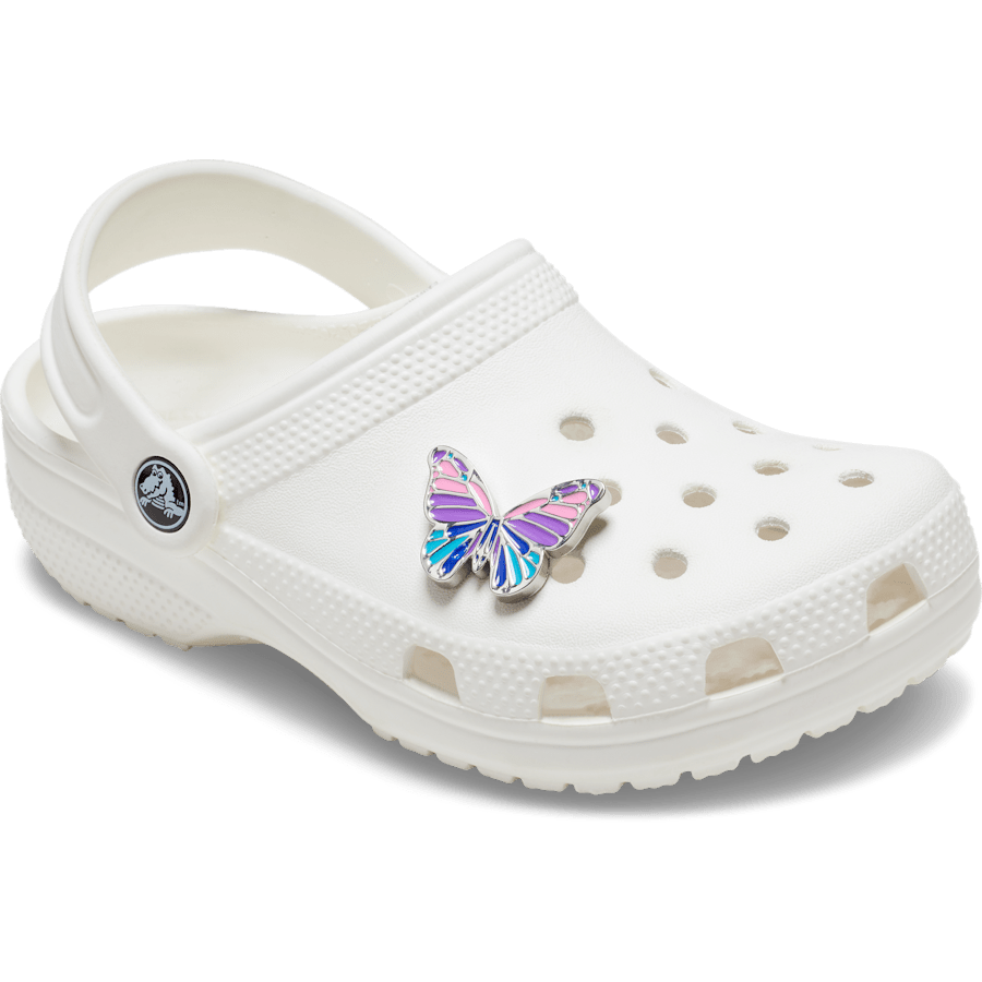 Crocs Customer Favorite Multi Purple Butterfly Jibbitz Shoe Charm