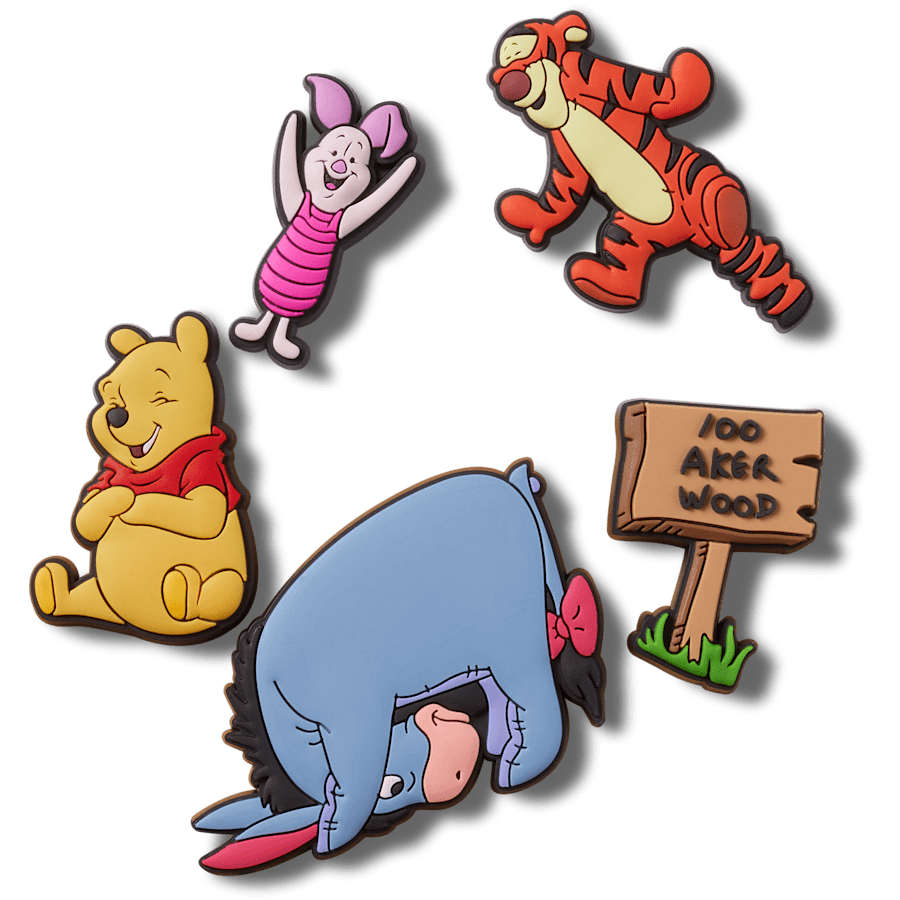 Crocs Sale Winnie The Pooh 5 Pack Jibbitz™ charms