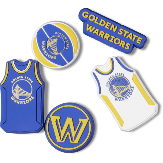 Crocs Quality NBA Golden State Warriors 5 Pack Jibbitz™ charms