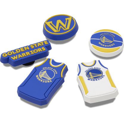 Crocs Quality NBA Golden State Warriors 5 Pack Jibbitz™ charms