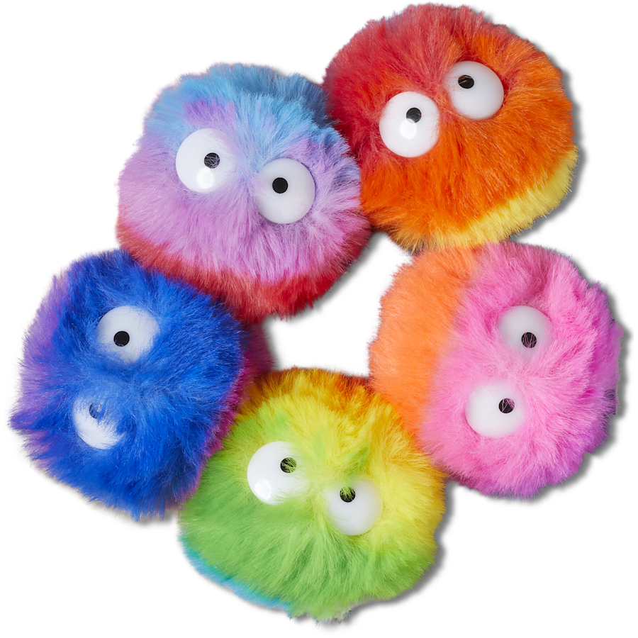 Crocs Top Pick FuzzyPuffCharacters5Pack Jibbitz Shoe Charm