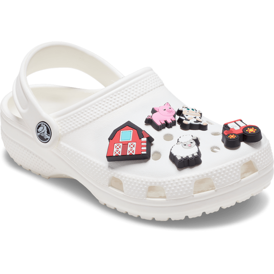 Crocs Deals Cutesey Farm Animal 5 Pack Jibbitz Shoe Charm