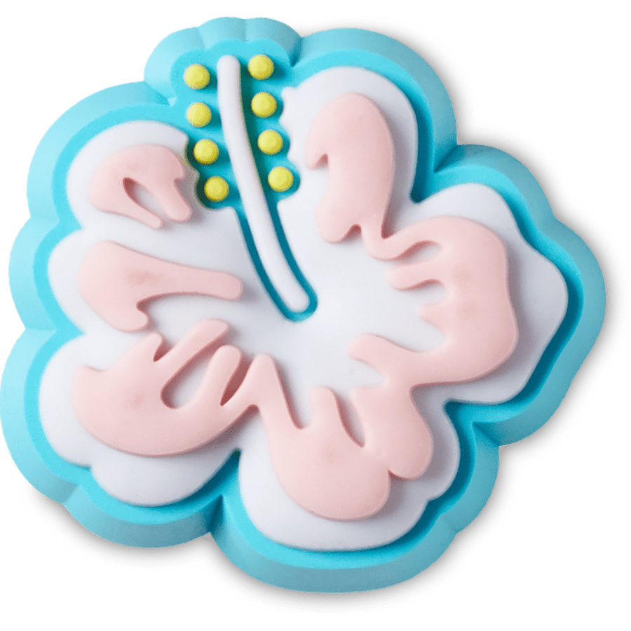 Crocs Value Blue Hibiscus Jibbitz™ charms