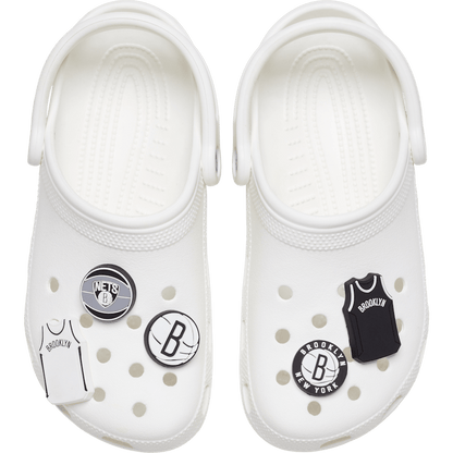 Crocs Exclusive NBA Brooklyn Nets 5 Pack Jibbitz™ charms