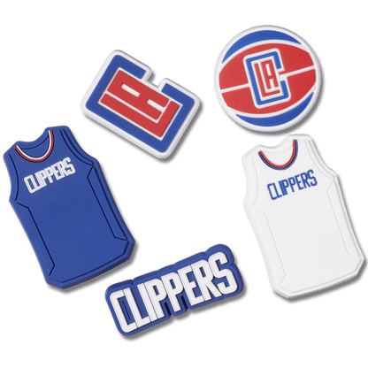 Crocs Customer Favorite NBA Los Angeles Clippers 5 Pack Jibbitz™ charms
