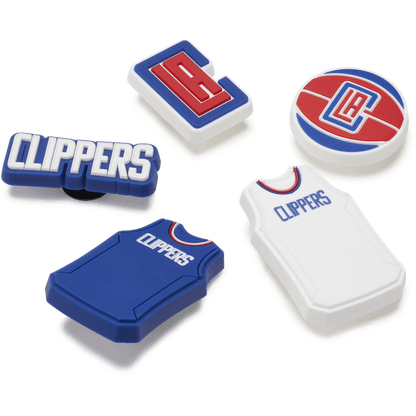 Crocs Customer Favorite NBA Los Angeles Clippers 5 Pack Jibbitz™ charms