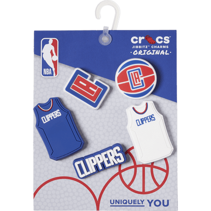 Crocs Customer Favorite NBA Los Angeles Clippers 5 Pack Jibbitz™ charms
