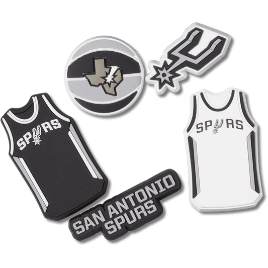 Crocs Essential NBA San Antonio Spurs 5 Pack Jibbitz™ charms