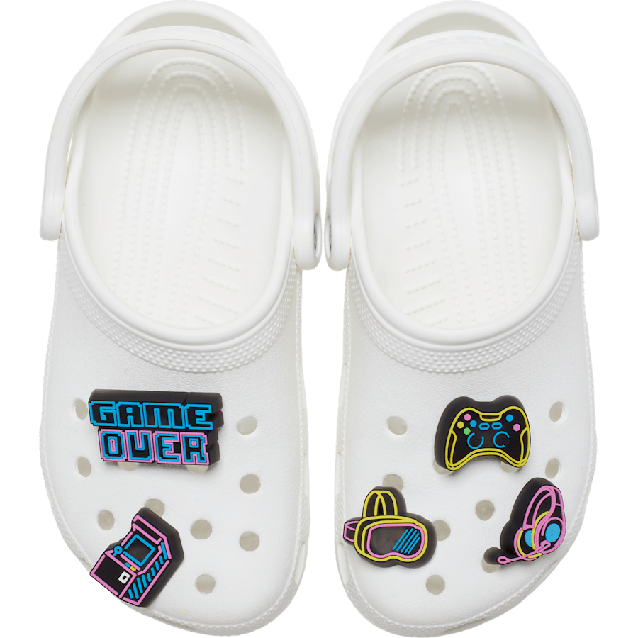 Crocs Best Price Lights Up Neon Gamer 5 Pack Jibbitz™ charms
