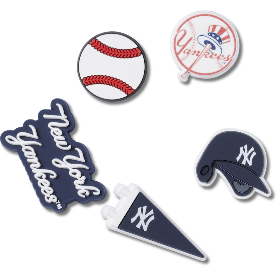 Crocs Signature MLB New York Yankees 5 Pack Jibbitz™ charms