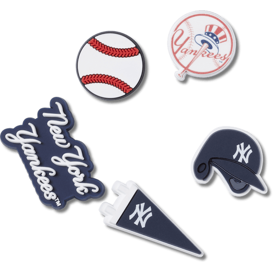 Crocs Signature MLB New York Yankees 5 Pack Jibbitz™ charms