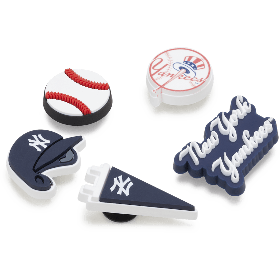 Crocs Signature MLB New York Yankees 5 Pack Jibbitz™ charms
